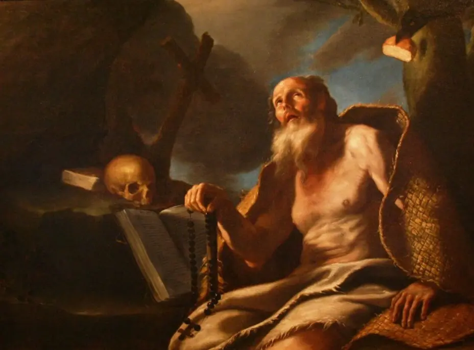 Thánh Phaolô ẩn tu. Tranh sơn dầu quãng năm 1656-1660